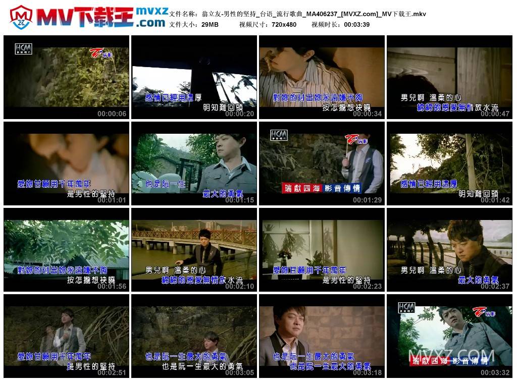 翁立友-男性的坚持_台语_流行歌曲_MA406237